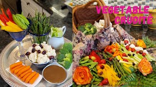 Crudités Three Ways  AMAZING Party Platters [upl. by Eedrahc]