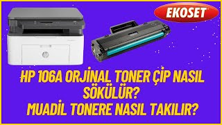 Hp 106a Toner Çip Değişimi Nasıl Yapılır [upl. by Radu]