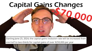 Canadas New Capital Gains Tax Just Cost Millionaires 300000 per year 13 [upl. by Erimahs486]