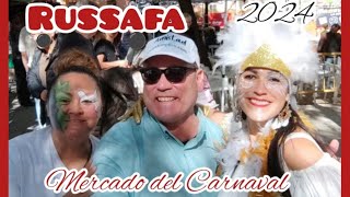 Mercado del CARNAVAL del barrio de RUSSAFA de Valencia🤗 [upl. by Guinevere]