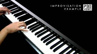 LOVE by Nat King Cole  A Play By Ear Piano Improvisation Example [upl. by Euqirat597]