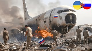 NOVEMBER 12 Look Russian cargo plane full of missiles destroyed by Ukrainian attack [upl. by Adnofal]