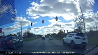 Random Driving in Dearborn And Dearborn Heights Michigan November 1 2024 [upl. by Ahsikram]