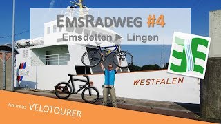 Mit dem Fahrrad an die Nordsee  EmsRadweg 4 von Emsdetten bis Lingen [upl. by Valerian]