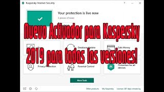 Nuevo Activador para Kaspersky 2019 para todas las versiones [upl. by Candy]