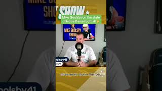 Mike Goolsby talks the future of Notre Dame football 👀☘️ [upl. by Audrye]