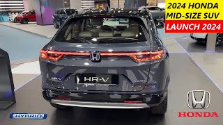 HONDA LAUNCH ALL NEW HYBRID MIDSIZE SUV HRV 2024 INDIA  UPCOMING CARS IN INDIA 2024  NEW CARS [upl. by Atiluj]