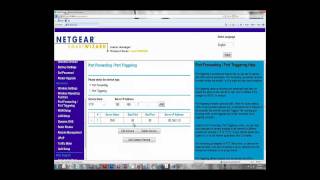 NETGEAR Port Forwarding [upl. by Claudina931]