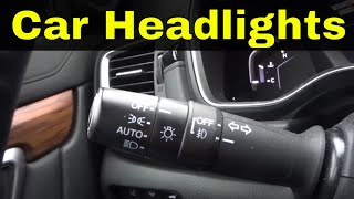 How To Operate Car Headlights In 2 MinutesDriving Lesson [upl. by Dannica953]