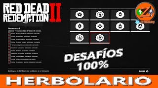 Red Dead Redemption 2 Desafíos de Herbolario  Todos los Desafíos de Herbolario NIVEL 10 [upl. by Eyllek]