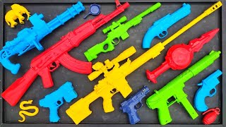 Cleans Shotgun ⁉️ AK47 Sniper Rifle Machine Gun Glock Pistol Nerf Gun Flare Gun Assault Rifle [upl. by Ponce]