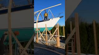 Restoring a 35 Year Old Sailboat ⛵️ boatwork boatbuilding refit [upl. by Emoraj]