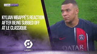 This was Mbappés reaction when he was substituted  LIGUE 1 HIGHLIGHTS  beIN SPORTS USA [upl. by Caughey]