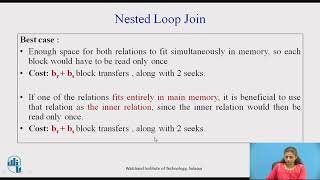 Query Processing  Nested loop join [upl. by Wassyngton699]