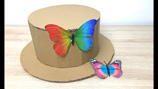 How to Make Cardboard Hats  DIY Project [upl. by Islaen]