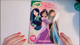 Disney Princess Coloring Book Flip Through [upl. by Chevy704]