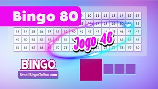 Bingo 80 Bolas em Casa Jogo 46 Brasil Bingo Online [upl. by Ahsikym]