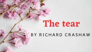 The Tear By Richard Crashaw in malayalam [upl. by Karla869]