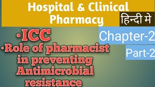 ICC Hospital amp Clinical pharmacy Chapter 2  in hindi हिन्दी मे [upl. by Taft678]