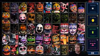 FNaF Ultimate Custom Night 501 Complete 500 Points lol Negative Night [upl. by Attenreb399]