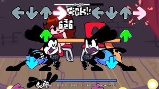 FnF Oswald VS FnF Oswald FNF ANIMATION [upl. by Rednirah383]