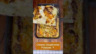 Tastiest Dauphinoise Potatoes🥔creamy potatorecipe gourmet cooking delicious comfortfood [upl. by Letsyrc]