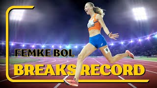 Femke Bol Makes History Again  Metz Indoor Meet 2024 [upl. by Ahsuatal]