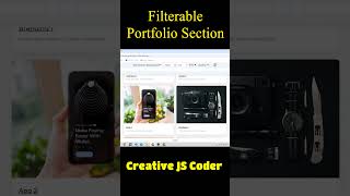 Filterable Image Gallery in HTML CSS amp JavaScript shorts [upl. by Derwin706]