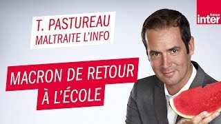 Macron de retour à lécole avec JeanPierre Pernaut  Tanguy Pastureau maltraite linfo [upl. by Orecic804]