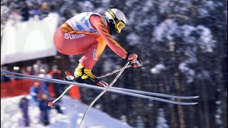 Maria Walliser downhill gold WCS Vail 1989 [upl. by Ainahs869]