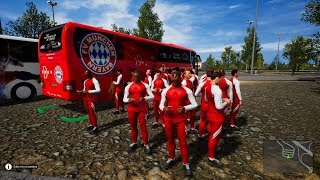 Nuevo DLC Equipos de Fultbol  1 Bayern Múnich Transportando al Equipo  Fernbus Simulator [upl. by Mouldon409]