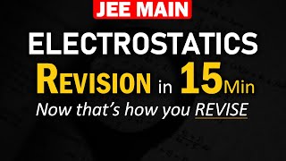 Electrostatics  Formulae and Concept REVISION in 15 min  JEE Physics by Mohit Sir IITKGP [upl. by Atteuqal288]