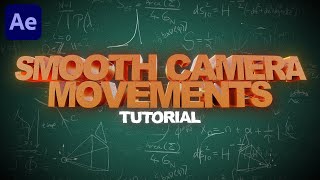 Smooth 3D Camera Movements  After Effects Tutorial [upl. by Nitfa225]