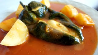 CHILES RELLENOS sin capear ¡La mejor RECETA sin tanta grasa [upl. by Buine51]