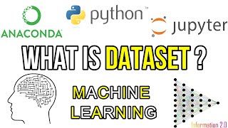 WHAT IS DATASET  JUPYTER NOTEBOOK PYTHON  MACHINE LEARNING [upl. by Yessydo]