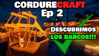 Como Conseguimos Nuestro Propio Barco En Minecraft Cordurecraft [upl. by Negris586]