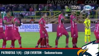 LA CLASIFICACIÓN DE PATRIOTAS VS EVERTON  Sudamericana [upl. by Beckerman404]