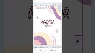 Cómo crear una agenda en Canva ♥️ [upl. by Oneladgam624]