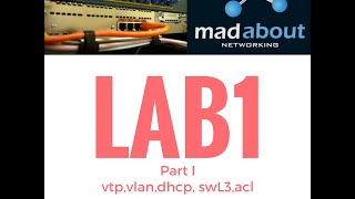 Lab1  Part 1  vtp vlan dhcp Switch L3 SVI acl [upl. by Oilicec]