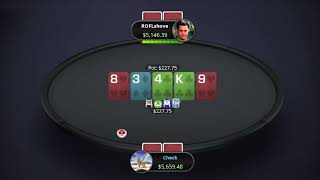 FlyingLama Vs ROFLshove 2550 ZOOM  High Stakes Poker [upl. by Nauj]