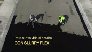 Tienes carpetas asfálticas que están perdiendo agregados Esto te interesaSlurry Flex [upl. by Ettenaej]