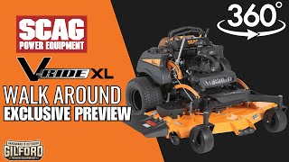 Exclusive Preview 360° WalkAround of the 2024 Scag VRide XL Zero Turn Mower [upl. by Baras466]