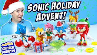 Sonic the Hedgehog Christmas Advent Calendar Countdown Review 2022 [upl. by Aihsas359]