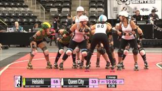 Game 14 Helsinki Roller Derby v Queen City Roller Girls [upl. by Andromada]