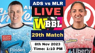 WBBL Live  Adelaide Strikers Women vs Melbourne Renegades Women Live  ADSW vs MLRW Live 29th Match [upl. by Tatum]