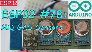 ESP32 78 MQ Gas sensors [upl. by Bonar]