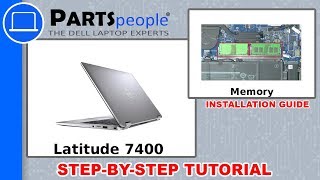 Dell Latitude 7400 P100G001 Memory HowTo Video Tutorial [upl. by Morgana]