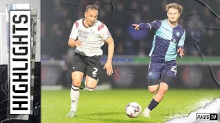 MATCH HIGHLIGHTS  Wycombe Wanderers Vs Derby County [upl. by Wey105]