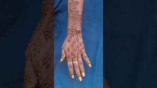 beautiful mehndi design video shortmehndi [upl. by Geraldina788]