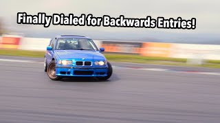 I Finally Master Backwards Entrys in My E36 Turbo [upl. by Cirtap]